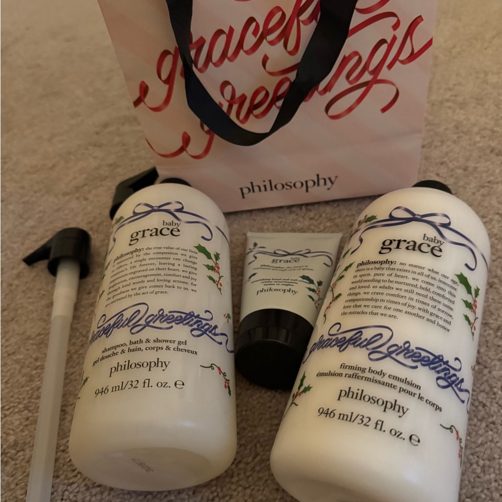 Philosophy Baby Grace Body Wash Set - Cream and Black - Picture 2 of 3